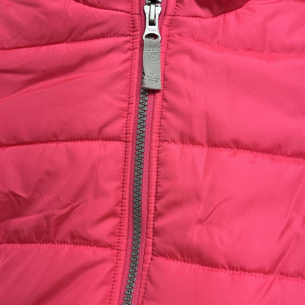 Carter’s Pink Quilted Kitty Cat Puffer Jacket Fleece Lined Winter Coat Sz7 L - Picture 12 of 16